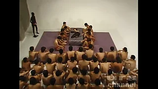 Japanese spread out Bukkake